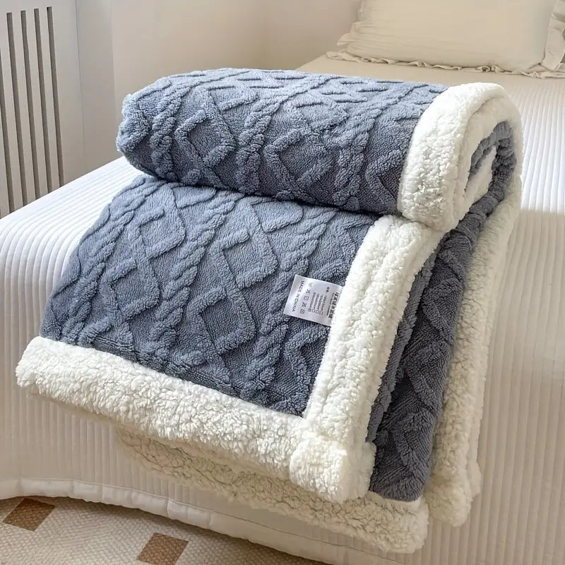 Ultram zachte sherpa deken – gezellig, warm en stijlvol comfort