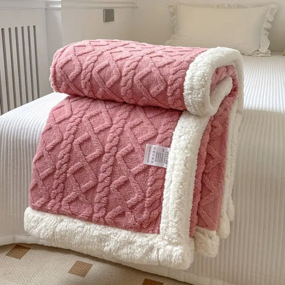 Ultram zachte sherpa deken – gezellig, warm en stijlvol comfort