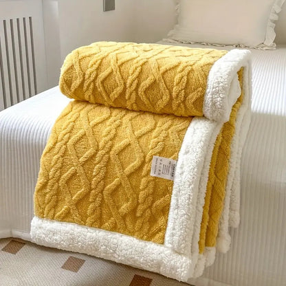 Ultram zachte sherpa deken – gezellig, warm en stijlvol comfort