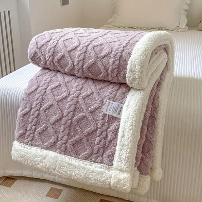 Ultram zachte sherpa deken – gezellig, warm en stijlvol comfort