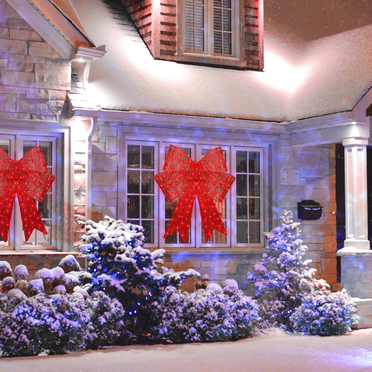 LED Kerststrik met 8 Lichtmodi – Verlichte Kerstdecoratie 50x70 cm