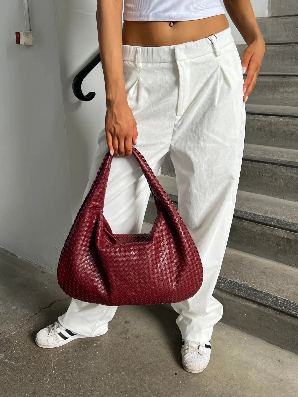 Bordeaux Leren Handtas – Elegante Dames Tas voor Elke Dag