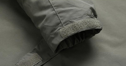 Legerstorm – Herenjas met Capuchon, Ritssluiting en Tactische Look