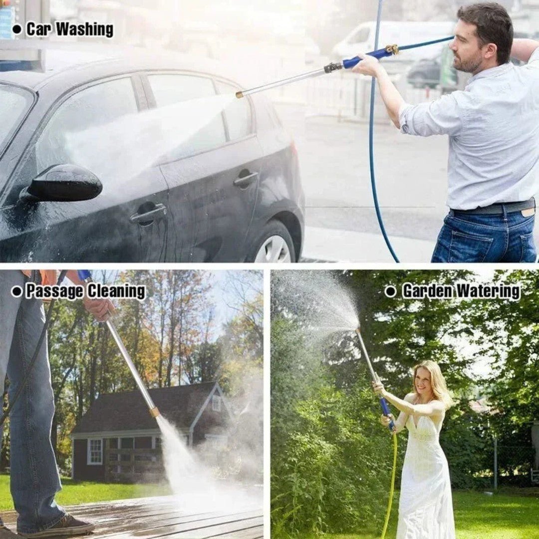 WaterKracht Tuinslang Spuitmond met Instelbare Waterstraal voor Reiniging