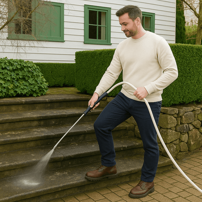 WaterKracht Tuinslang Spuitmond met Instelbare Waterstraal voor Reiniging