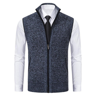 Herenvest Elegant Gebreid – Stijlvol Vest voor Mannen, Perfect voor Werk & Vrije Tijd
