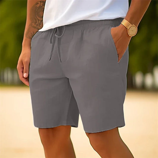 Luca Linnen Korte Broek Heren Ademend Zomercomfort Casual Stijl