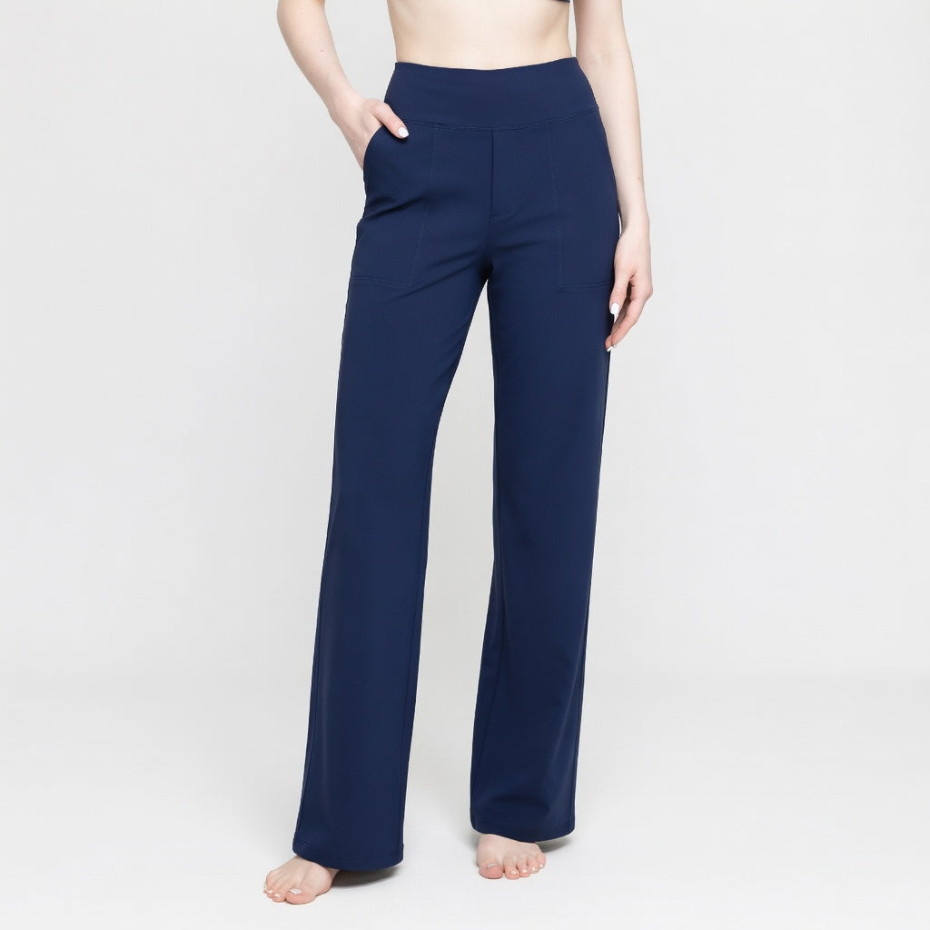 ComfortStretch Damesbroek – Hoge Taille Elastische Comfort Fit Broek