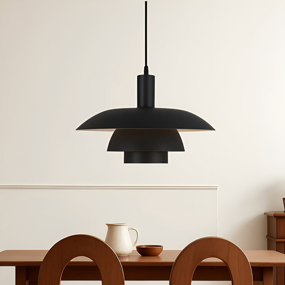 Scandinavische Hanglamp met Geïntegreerde LED – Dimbaar