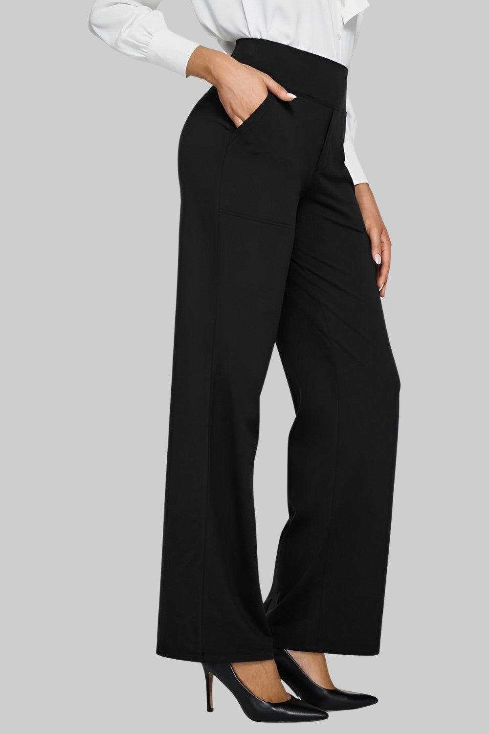 ComfortLijn Stretchbroek Dames met Hoge Taille en Comfort Fit