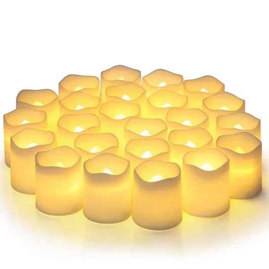 LED Kaarsen Warm Wit Vlamloos Plastic Set
