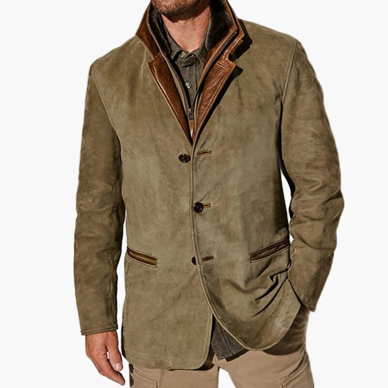 Herenjack Vintage Stijl – Klassiek en Elegant voor Herfst en Winter