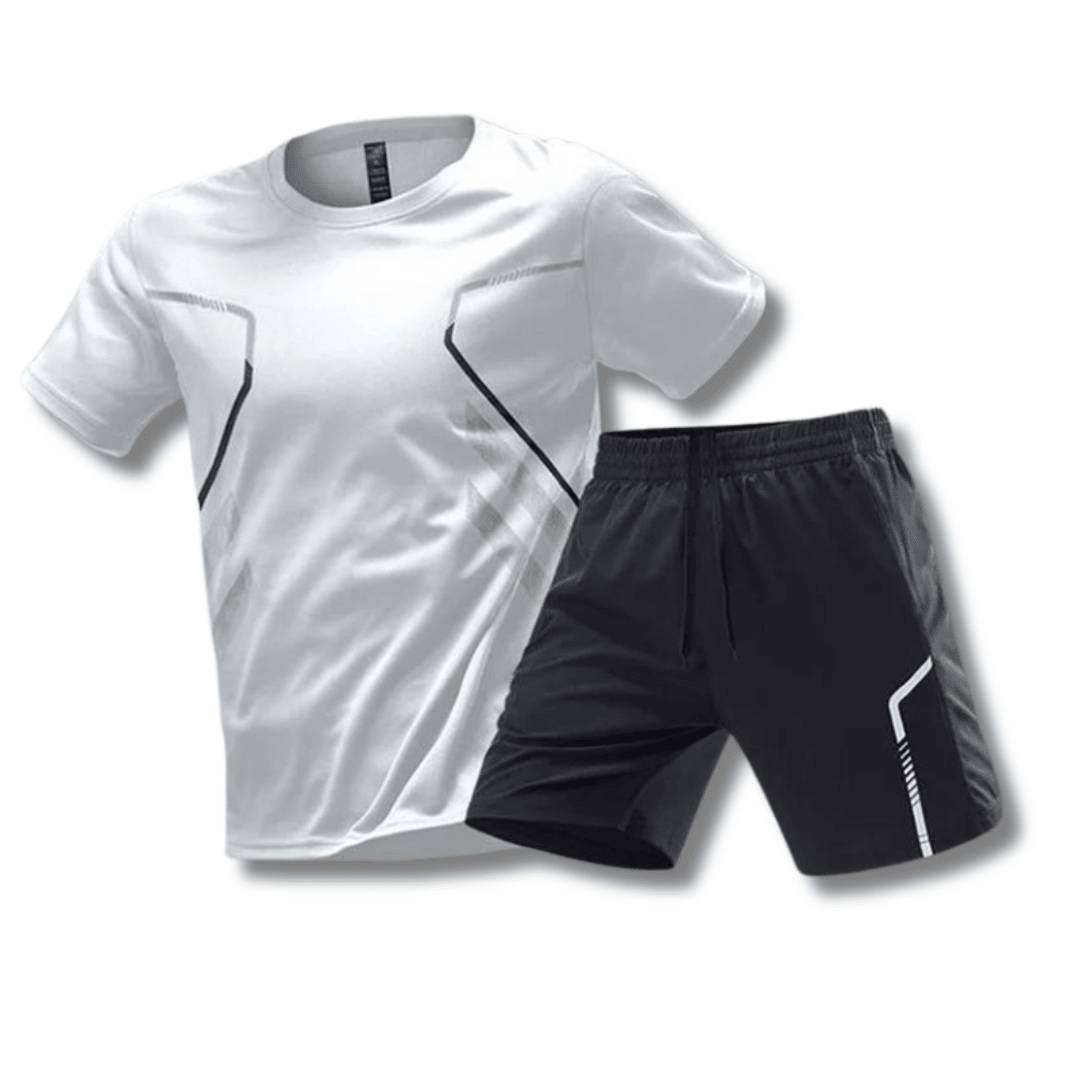 Movaro Heren Sportset Ademend Shirt en Broek Comfortabel