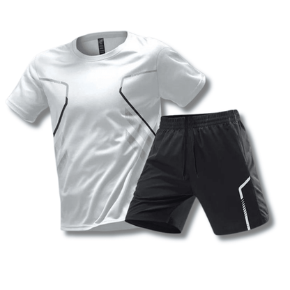 Movaro Heren Sportset Ademend Shirt en Broek Comfortabel