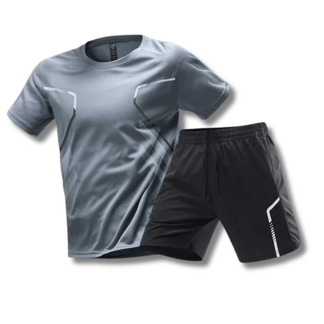Movaro Heren Sportset Ademend Shirt en Broek Comfortabel