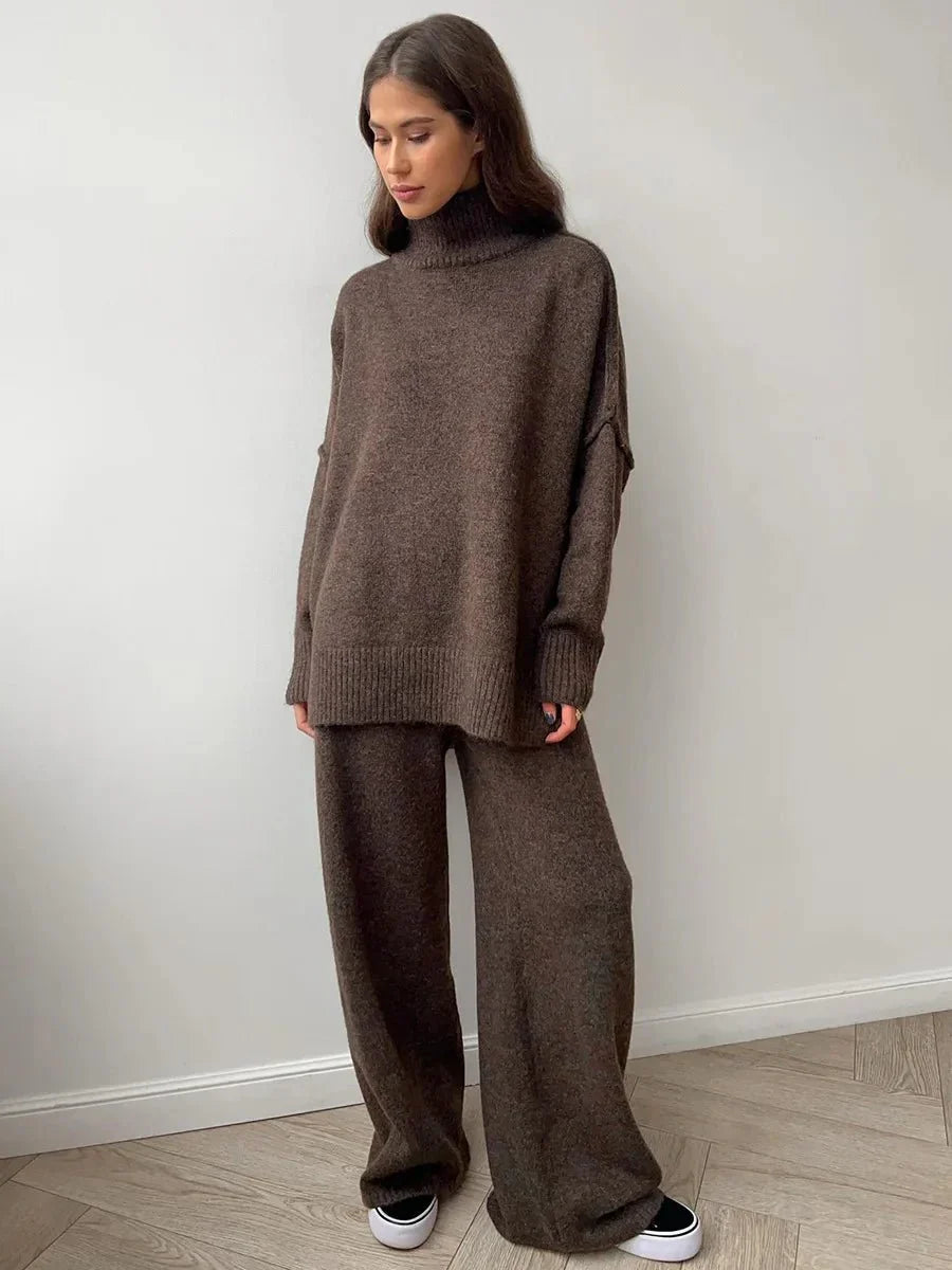 Noor Dames Kledingset – Luchtige Top met Bijpassende Broek