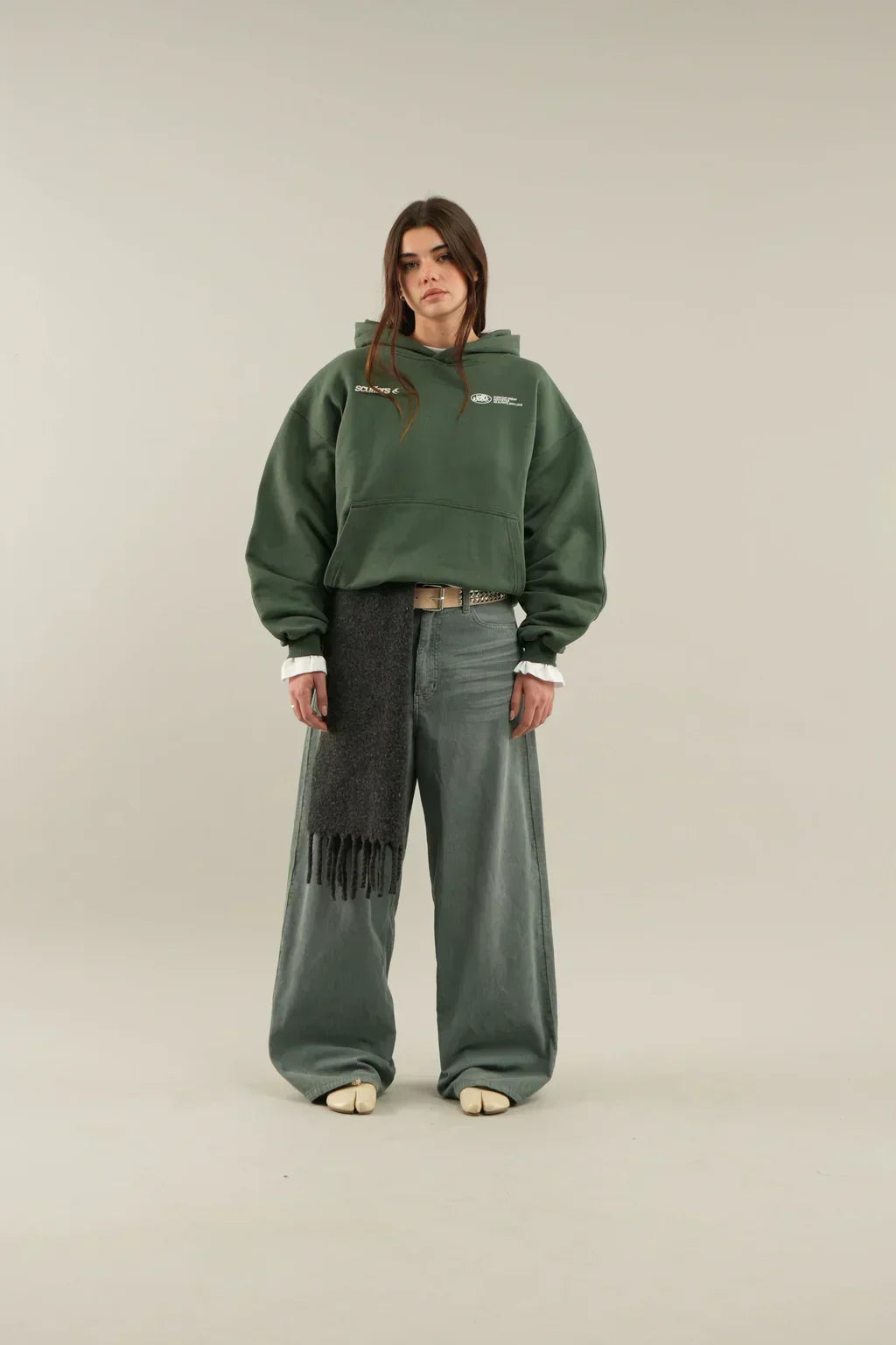 Luxe Dames Hoodie met Ontspannen Pasvorm en Zachte Katoenmix