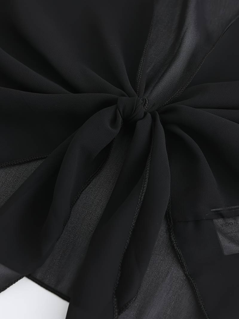 Solira Dames Bolero van Chiffon met Striksluiting