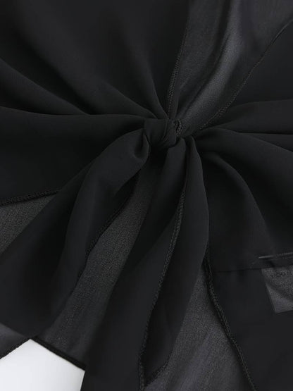 Solira Dames Bolero van Chiffon met Striksluiting