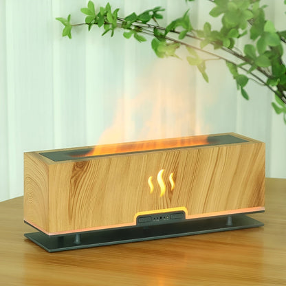 3-in-1 Aroma Diffuser met Vlamlicht – 180 ml en USB