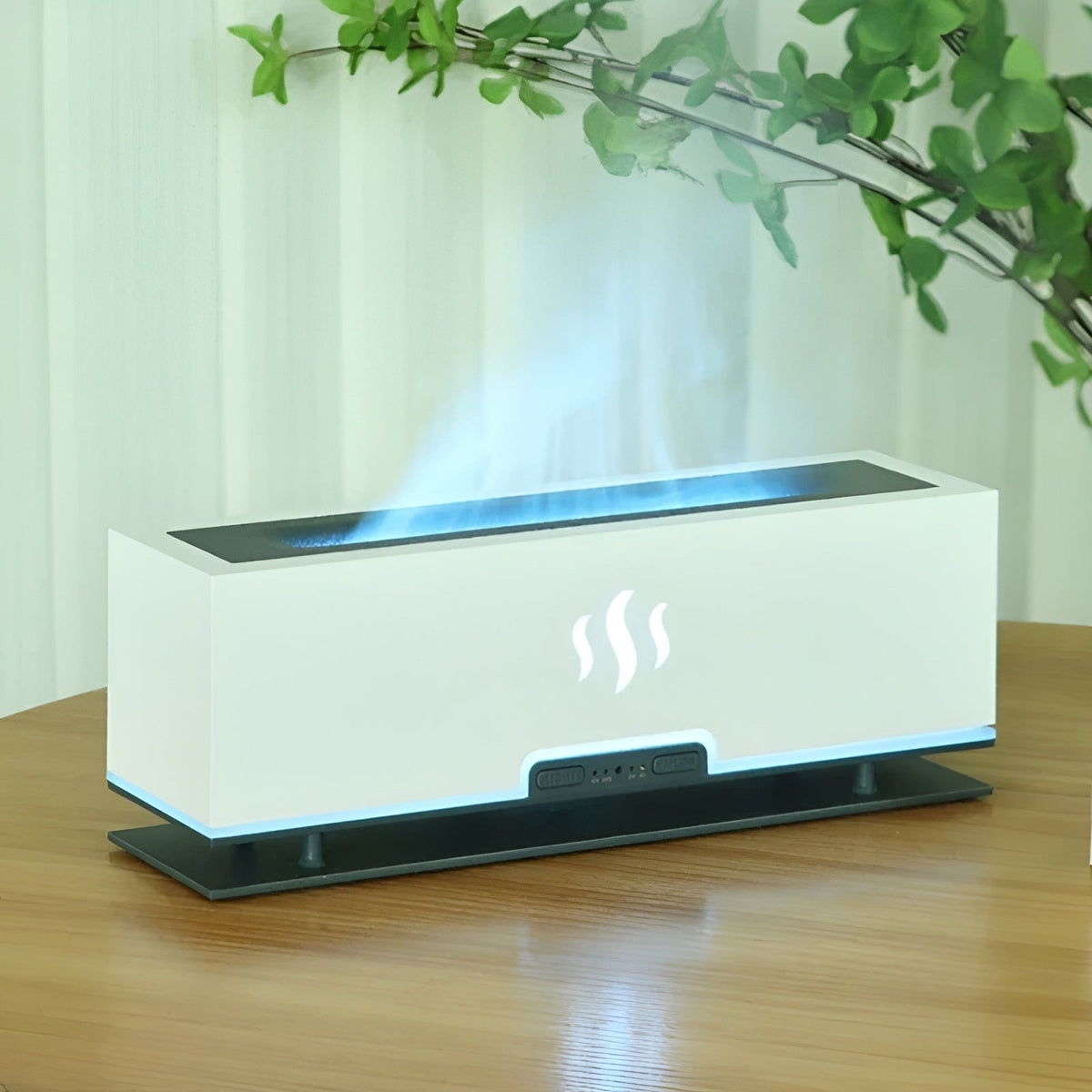 3-in-1 Aroma Diffuser met Vlamlicht – 180 ml en USB