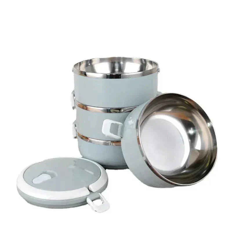 WarmNest Geïsoleerde Lunchbox 700 ml – Lekvrij en Stapelbaar