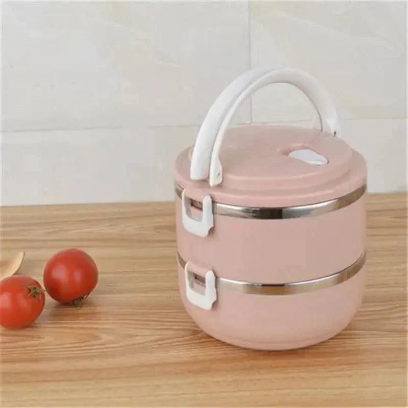 WarmNest Geïsoleerde Lunchbox 700 ml – Lekvrij en Stapelbaar