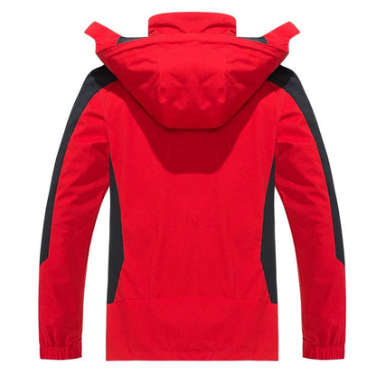 Heren Outdoorjas Water- en Winddicht met Capuchon voor Wandelen