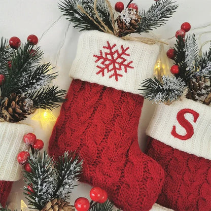 KerstPoot Kerstsokken met Letters – Feestelijke Boomhanger