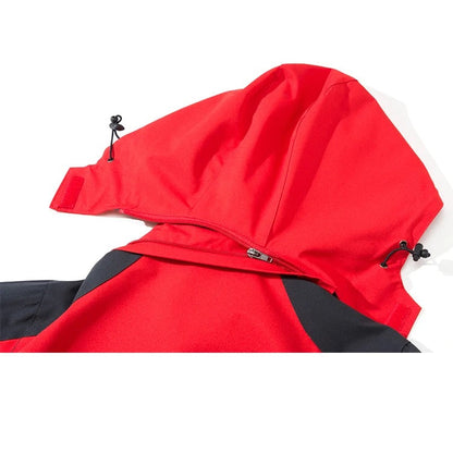 Heren Outdoorjas Water- en Winddicht met Capuchon voor Wandelen