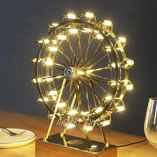 DraaiGloed LED Reuzenrad Tafellamp met 360° Rotatie