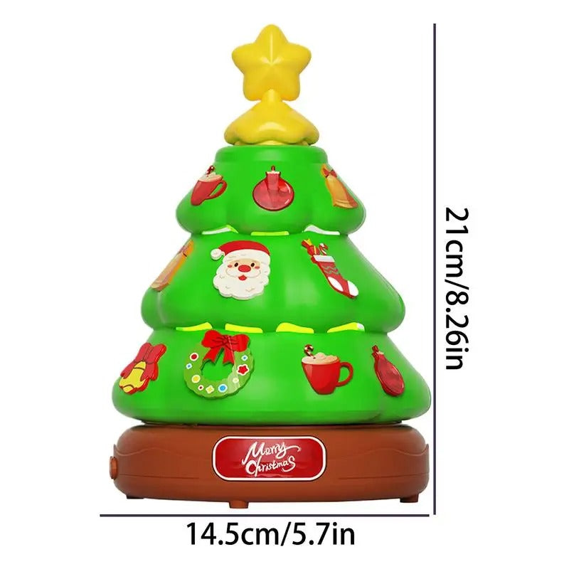 Muzikale Kerstboom met Licht en Bellen – Oplaadbare Decoratie