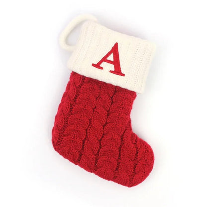 KerstPoot Kerstsokken met Letters – Feestelijke Boomhanger
