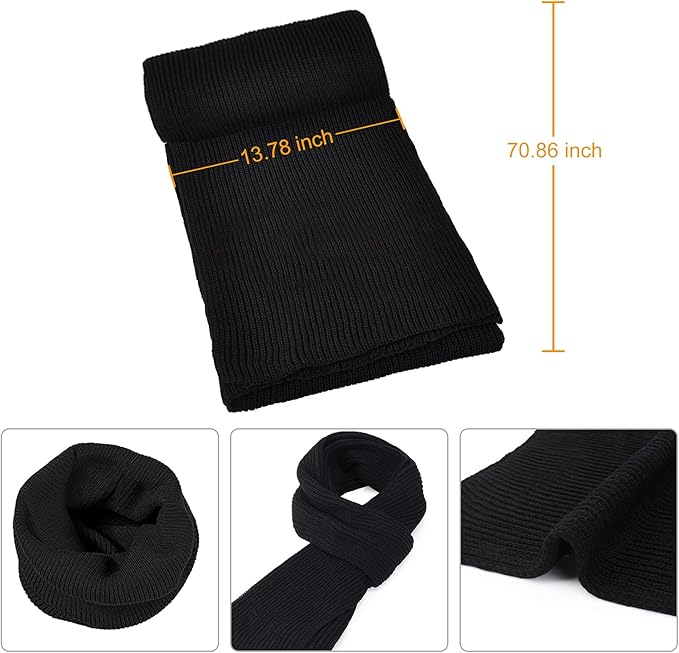 Winterset Heren met Muts, Sjaal en Touchscreen Handschoenen