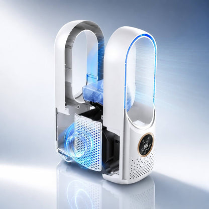 Airevo Fluisterkoel 3-in-1 Bladloze Mini Luchtkoeler Bureau
