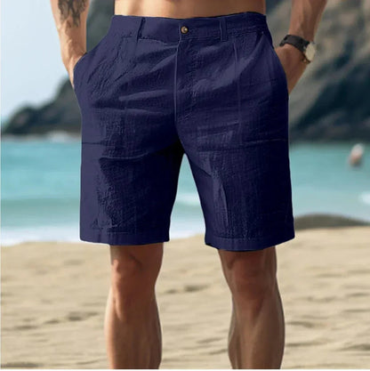 ZomerLinnen Heren Shorts met Trekkoord en Comfortabele Pasvorm