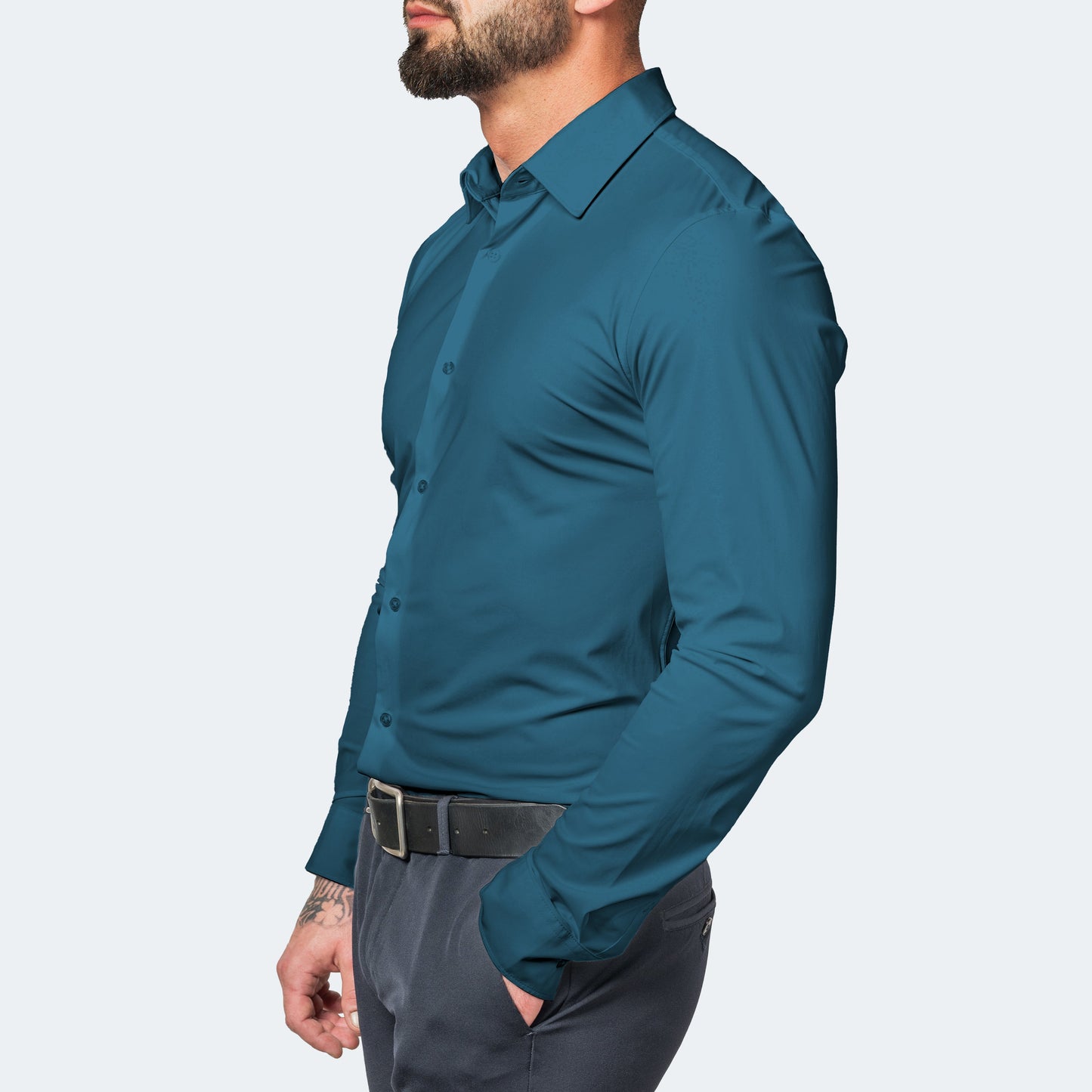 Aurora Flex Comfort Overhemd – Kreukvrij Stretch Heren Shirt