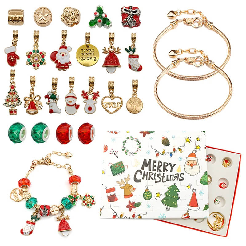 Mila Armband Adventskalender – 24 Dagen Vol Sieraden en Bedels