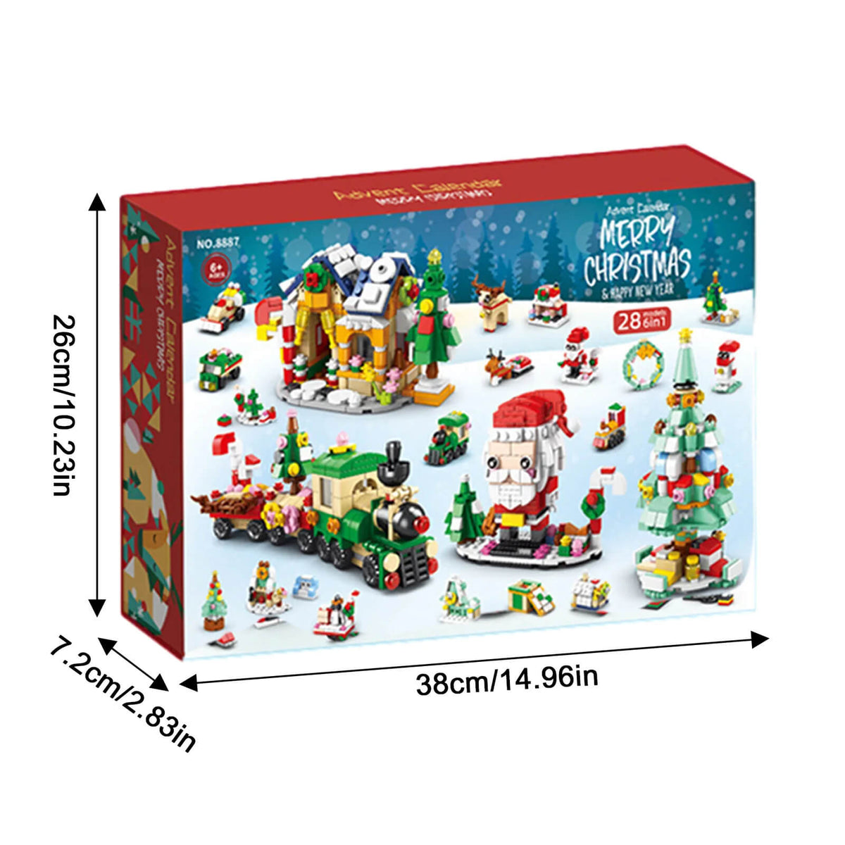 Kerst Bouwstenen Adventskalender 24 Dagen – Creatief Bouwspeelgoed