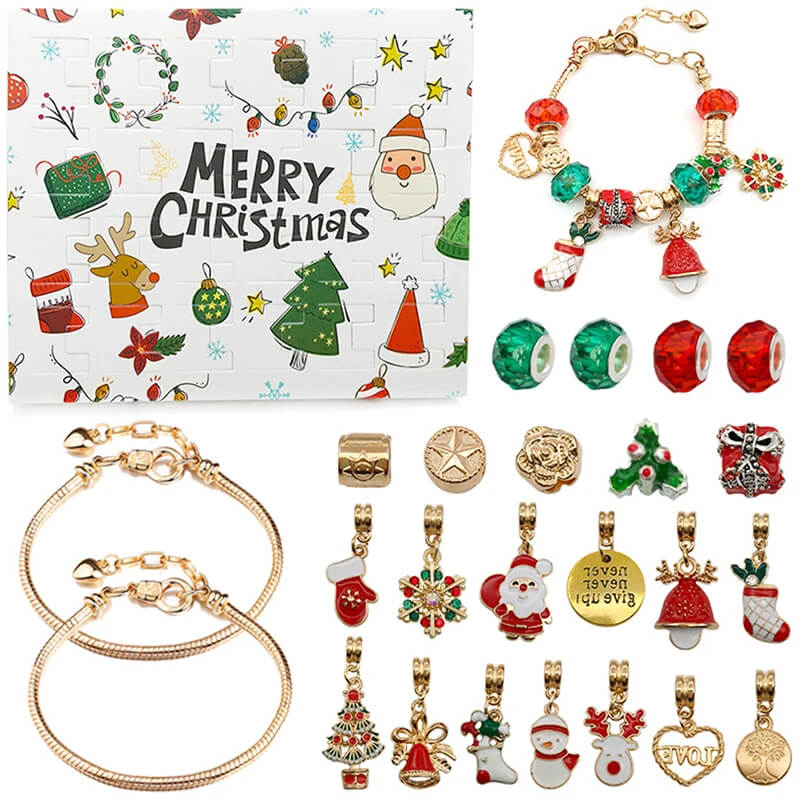 Mila Armband Adventskalender – 24 Dagen Vol Sieraden en Bedels