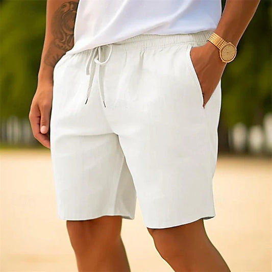Luca Linnen Korte Broek Heren Ademend Zomercomfort Casual Stijl