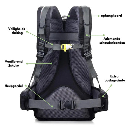 RunVigor Heren Hardlooptights Compressie met Zijzak
