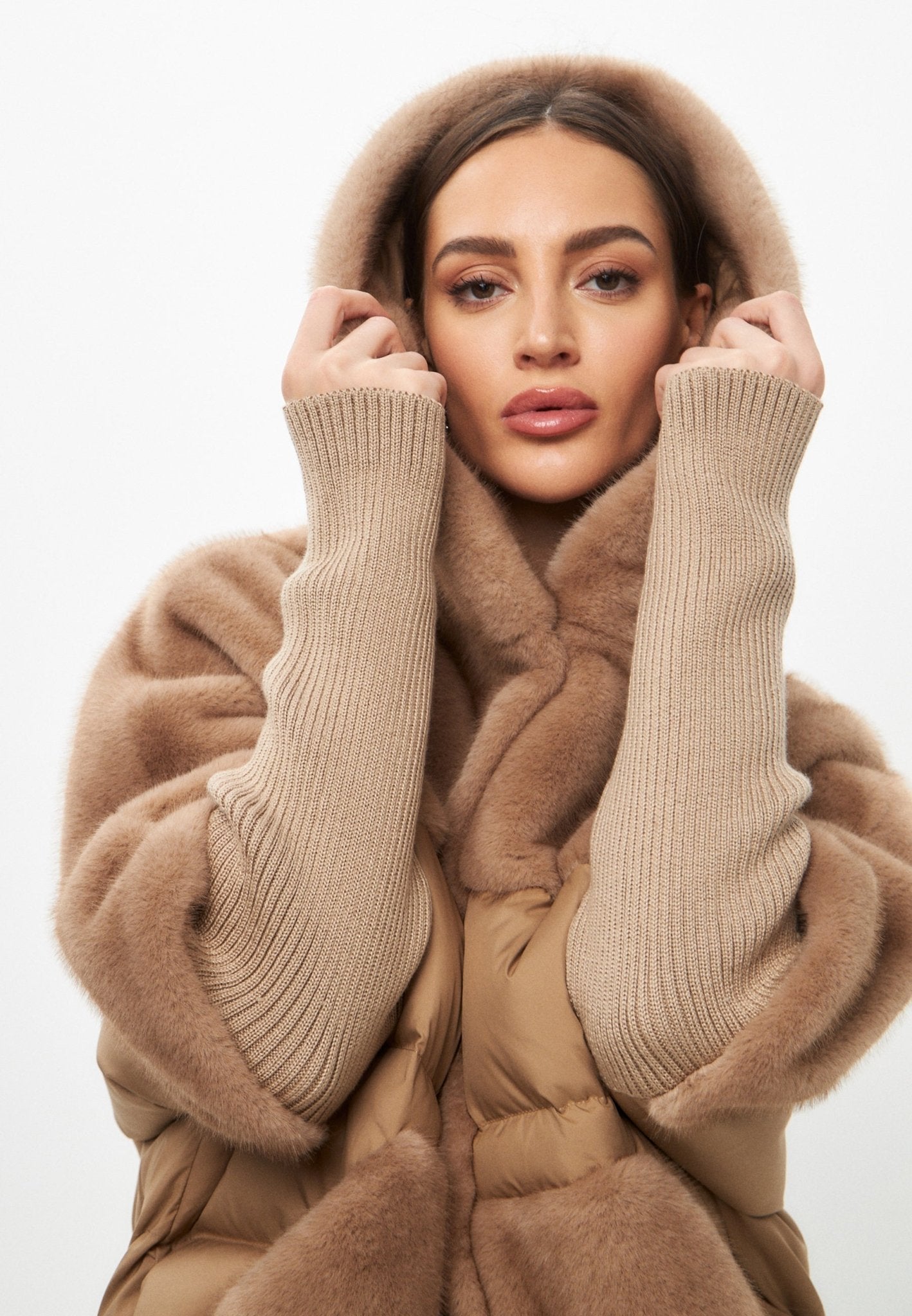 Sienna Zachte Faux Fur Jas – Oversized Winterjas voor Dames