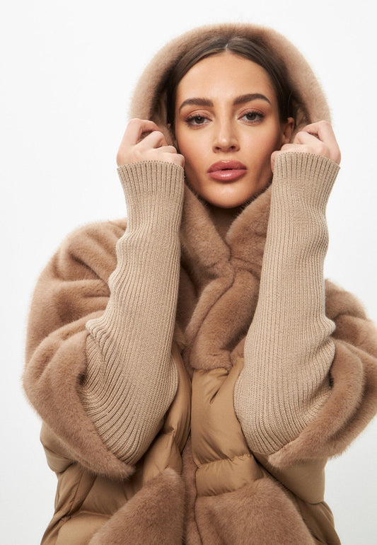 Sienna Zachte Faux Fur Jas – Oversized Winterjas voor Dames