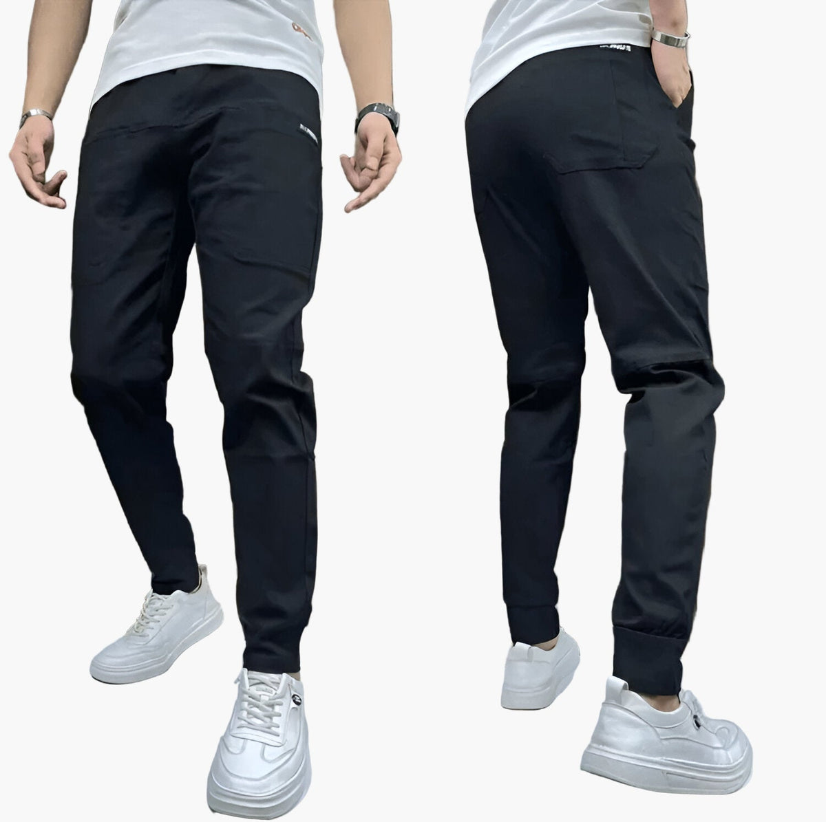 Heren Stretch Cargo Broeken – Trendy en Comfortabele Casual Stijl