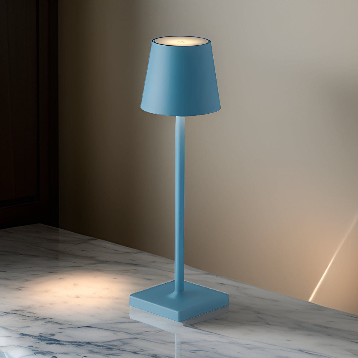 Draadglans – Draadloze LED tafellamp oplaadbaar, dimbaar, 38 cm
