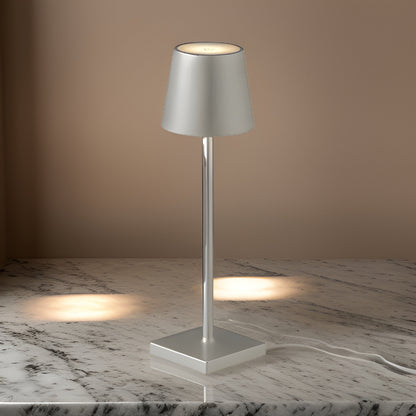 Draadglans – Draadloze LED tafellamp oplaadbaar, dimbaar, 38 cm