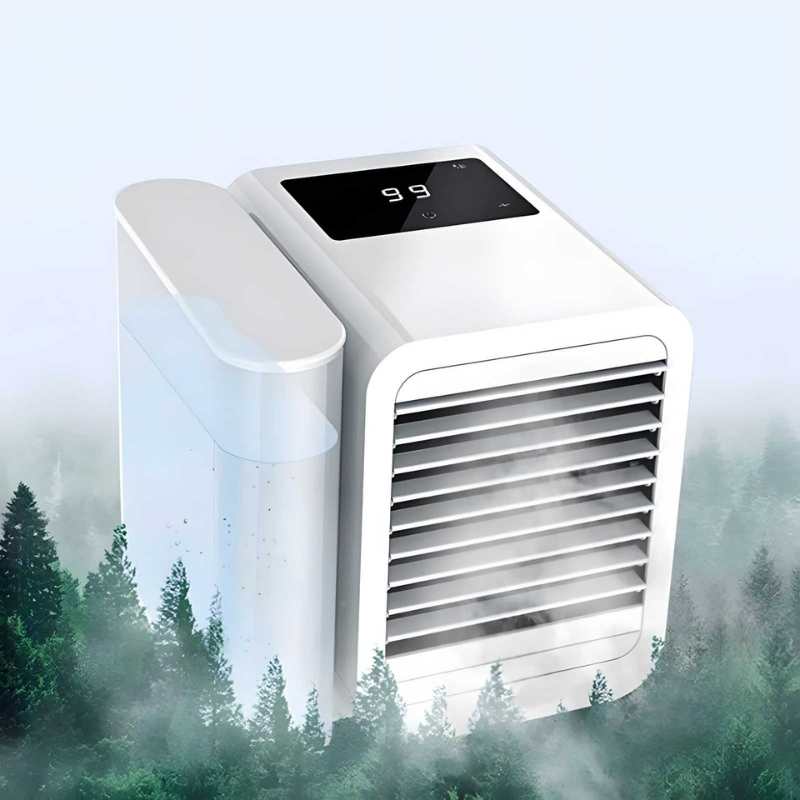 FrisseBries Compacte Mini Luchtkoeler met 99 Snelheden USB