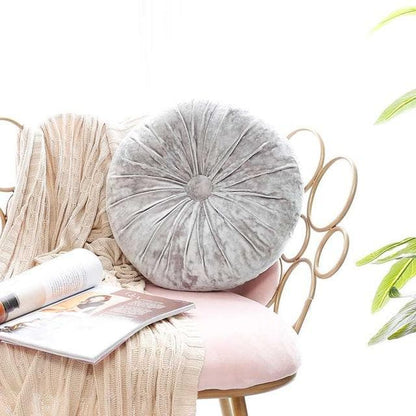 Ronde Sierkussen 38 cm met Elegante Textuur voor Woonkamer