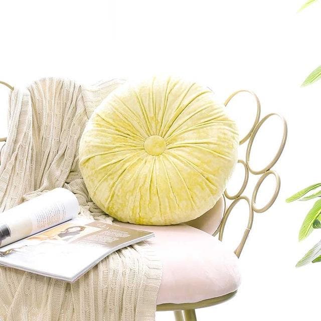 Ronde Sierkussen 38 cm met Elegante Textuur voor Woonkamer